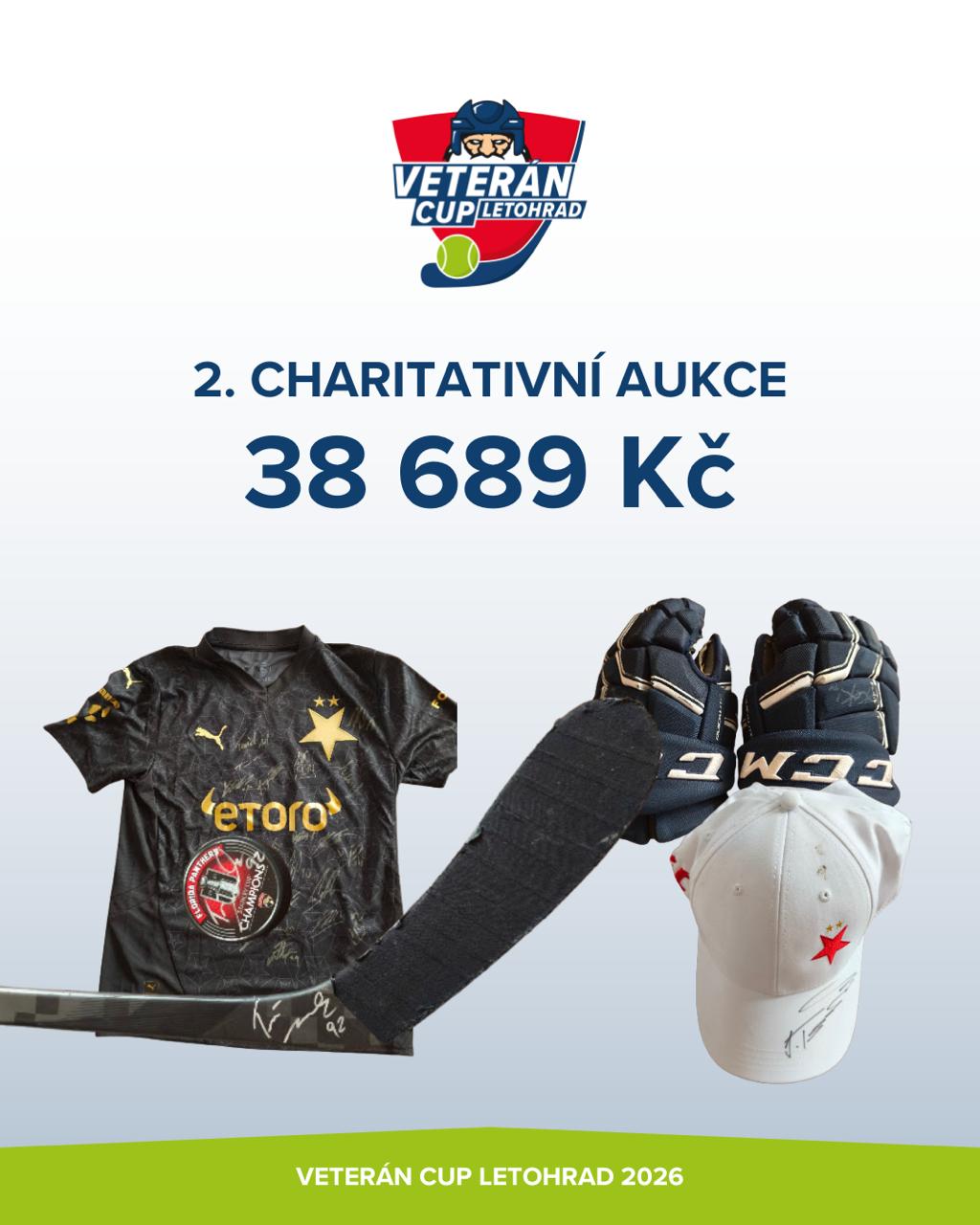 2. Charitativní aukce Veterán CUP 